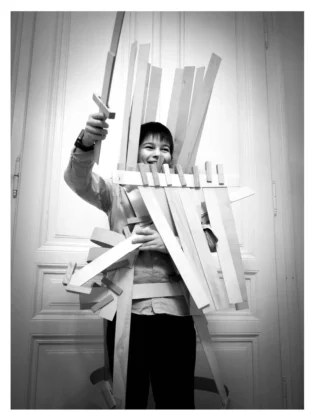In vollem Federschmuck